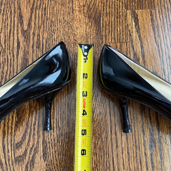 Nine West Patent Stiletto Heels - Black -  Sz 6 - Picture 7 of 16